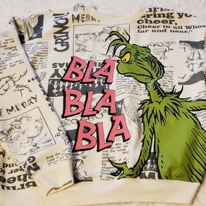 New Women's Size M The Grinch Not Ugly Christmas Sweatshirt